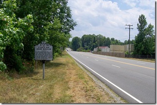 Stuart's Ride Around McClellan marker E-74 along U.S. Route 1 in Hanover County, VA