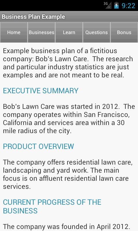 small toy store business plan