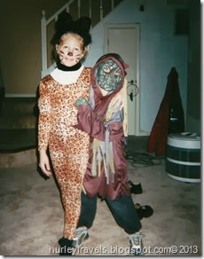Halloween Ben and Caroline, about 2002