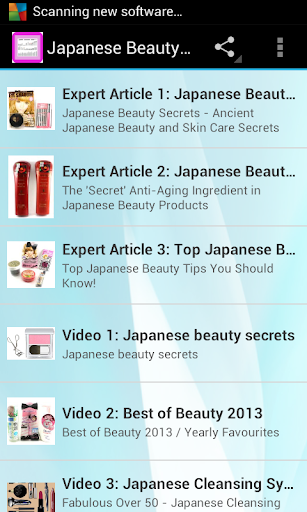 Japanese Beauty Products