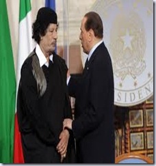 BERLUSCONI GADAFI