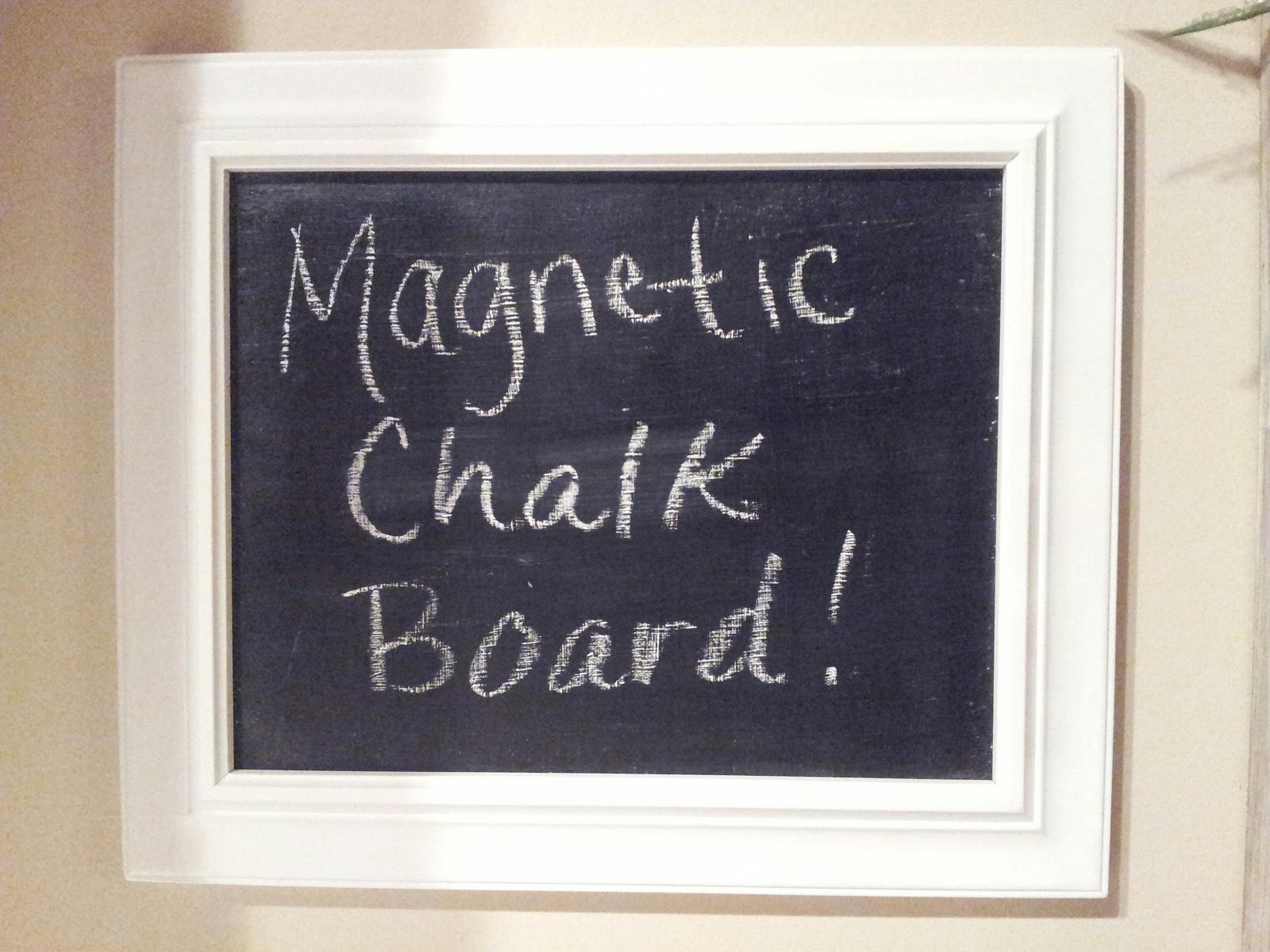 Natural Homemade Living Magnetic Chalk Board