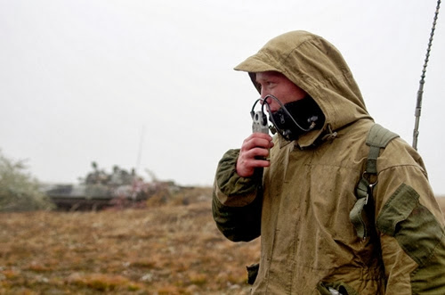 Военнослужащие украинской армии во время учений