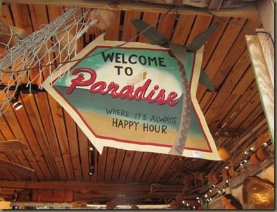 welcome to paradise where its always happy hour