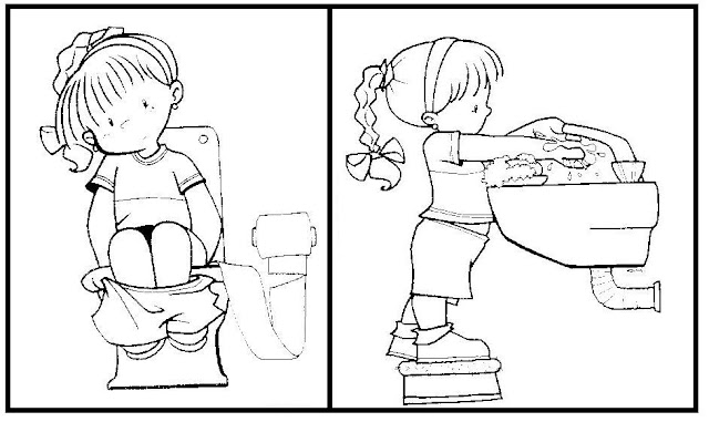 Dibujos Infantiles De Higiene Para Colorear La Higiene En Los Niños