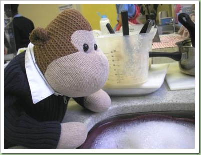 Washing Up after Masterchef competition