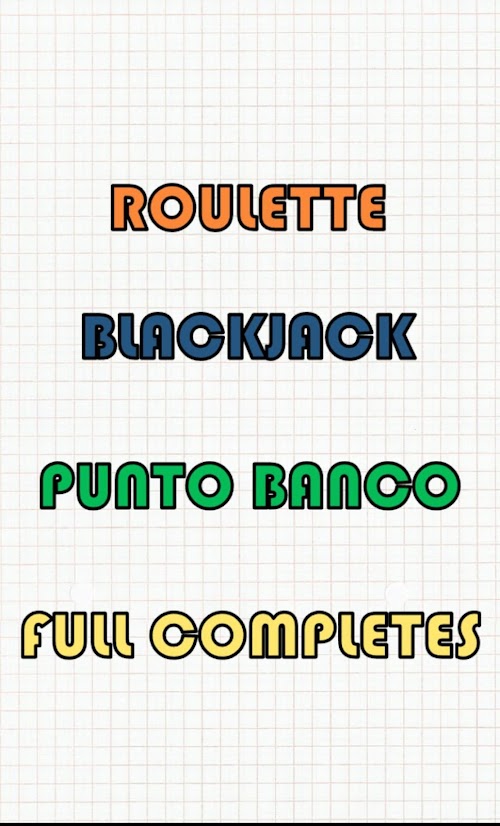 Android application Casino Table Test screenshort