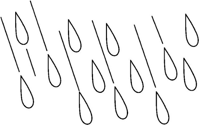 RAIN COLORING PAGES