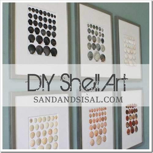 DIY Shell Artwork Idea  Shell crafts diy, Seashell wall art, Seashell  artwork