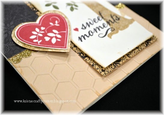 Sept 2014 SOTM_Family Is Forever card_CU_honeycomb embossing