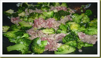 Ricciarelle di kamut con broccoli, cipollotto e salsiccia (5)