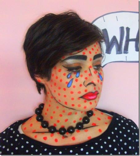 Todo Halloween: ideas para hacer un maquillaje pop art para disfraz