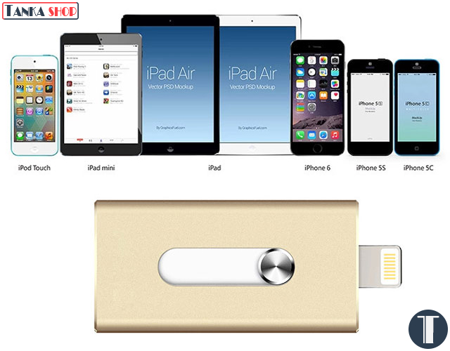 USB cho điện thoại Iphone Ipad USB i-Flash Drive HD
