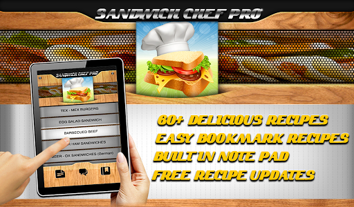 FREE Sandwich Recipes Chef Pro