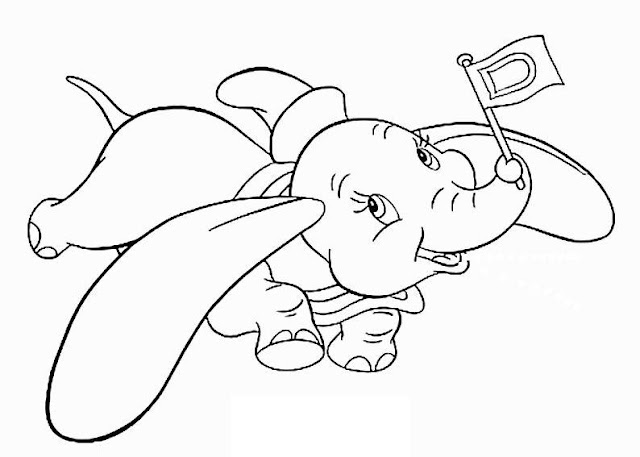 Dumbo Dibujos Disney Para Colorear