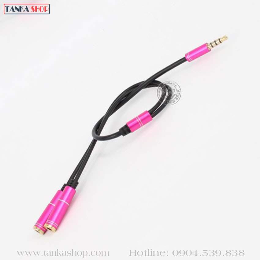 dây chia audio và micro JSJ C2-1