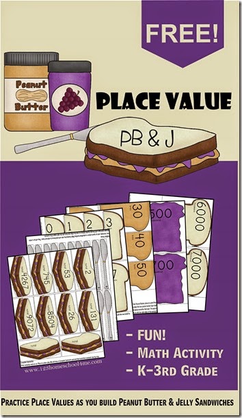 FREE Place Value PB and J Sandwiches - This is such a fun, clever place value games or activities for Kindergarten, 1st, first, 2nd, 3rd, or fourth grade kids. (homeschool, math games). WAY better than worksheets for teaching place value! FREE Place Value PB and J Sandwiches - This is such a fun, clever place value games or activities for Kindergarten, 1st, first, 2nd, 3rd, or fourth grade kids. (homeschool, math games). WAY better than worksheets for teaching place value!