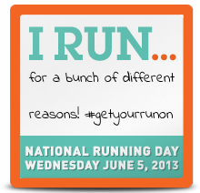 National Running Day - June 5, 2013
