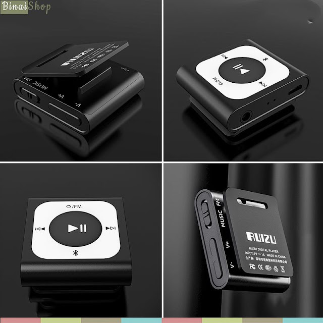 Ruizu X66 (16GB) - Máy Nghe Nhạc Thể Thao Nhỏ Gọn