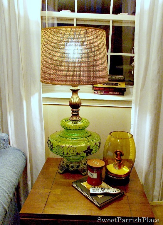Vintage Green Lamp8