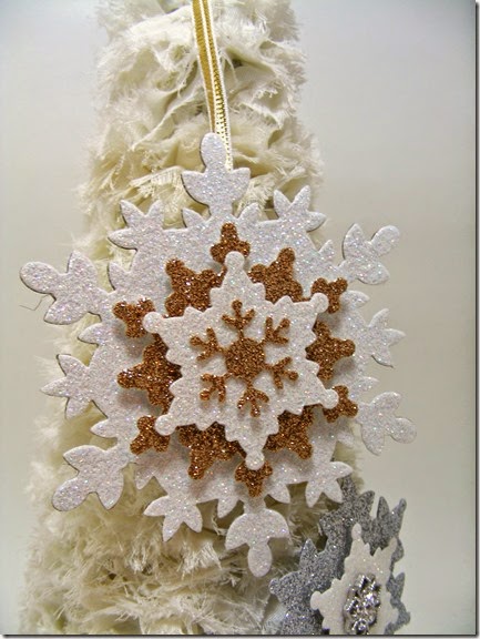 LeAnne Pugliese WeeInklings Paper Players 225 Glimmer Paper Snowflake Ornaments Stampin Up 2