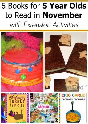 November Books for 5 Year Olds with Extension Reading Activities November Books for 5 Year Olds with Extension Reading Activities