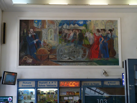 Murale in  Gara Pisa