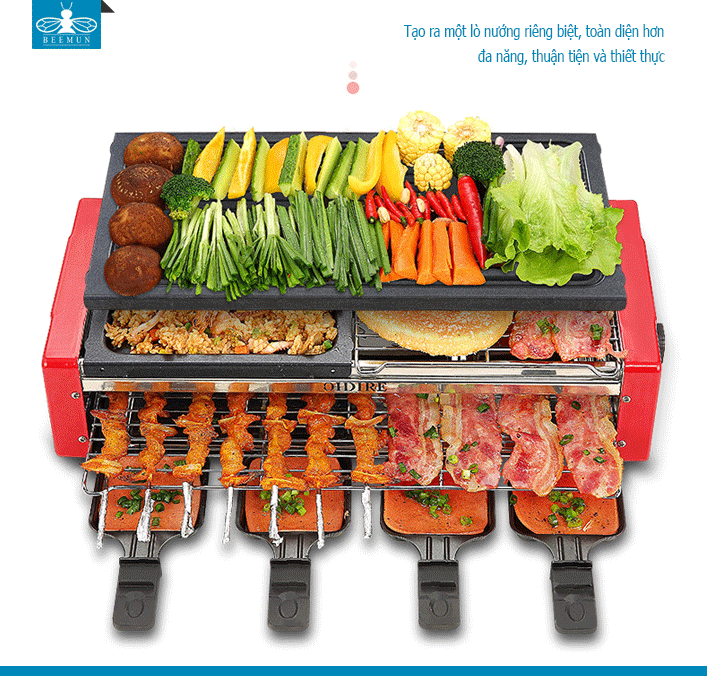 Lò nướng điện kiểu Hàn Quốc OIDIRE ODI-DK3