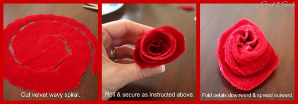 Velvet rose tutorial