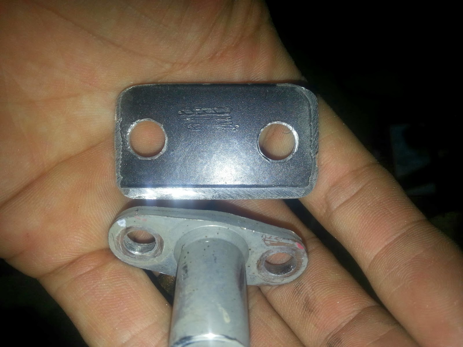 Madass 125 14Nov2013 DIY EGR Blank Off Plate