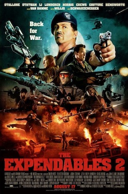 The expendables 2 poster