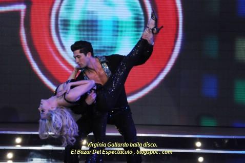 Virginia Gallardo baila disco..JPG