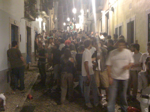 Crowd in Madrid streets