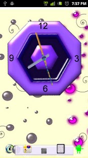 Lastest Crazy Clock Purple Design APK for Android