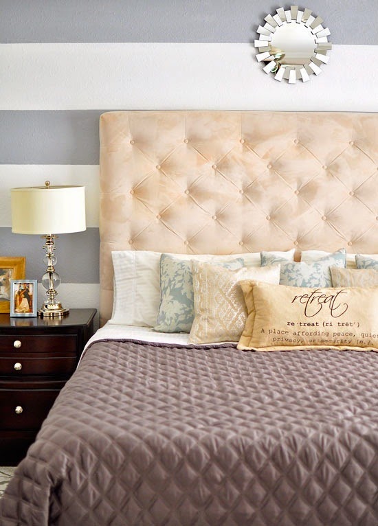 Budget master bedroom makeover via MonicaWantsIt.com #diy #home
