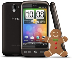 HTC Desire Firmware Update Gingerbread arriving at the end of July