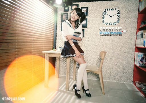 Han Ga Eun - School Girl Hitam dan Putih