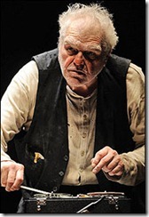 Pictured in Goodman Theatre's production of Krappís Last Tape by Samuel Beckett, directed by Jennifer Tarver is Brian Dennehy (Krapp). The double-bill production of Hughie/Krapp's Last Tape begins performances on January 16 (Opening Night is January 25) and runs through February 28 in the Goodman's Albert Theatre. For ticket information, visit GoodmanTheatre.org or call 312.443.3800.

Photo by Liz Lauren.