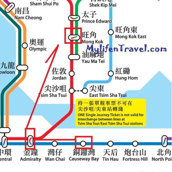Mong kok map Mong kok map