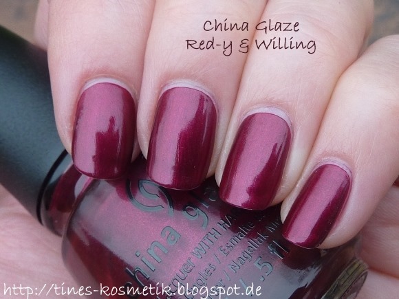 China Glaze Red-y & Willing 4
