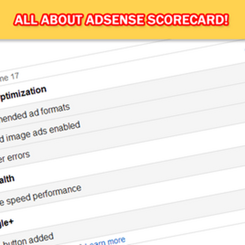 AdSense Publisher Scorecard: Best Tips & Practices