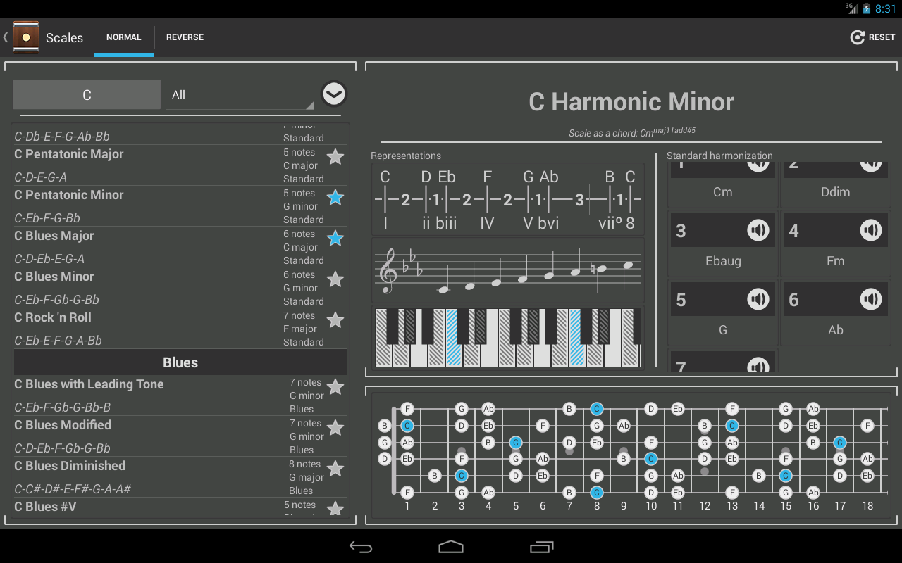 Chord! (Guitar Chord Finder) - screenshot