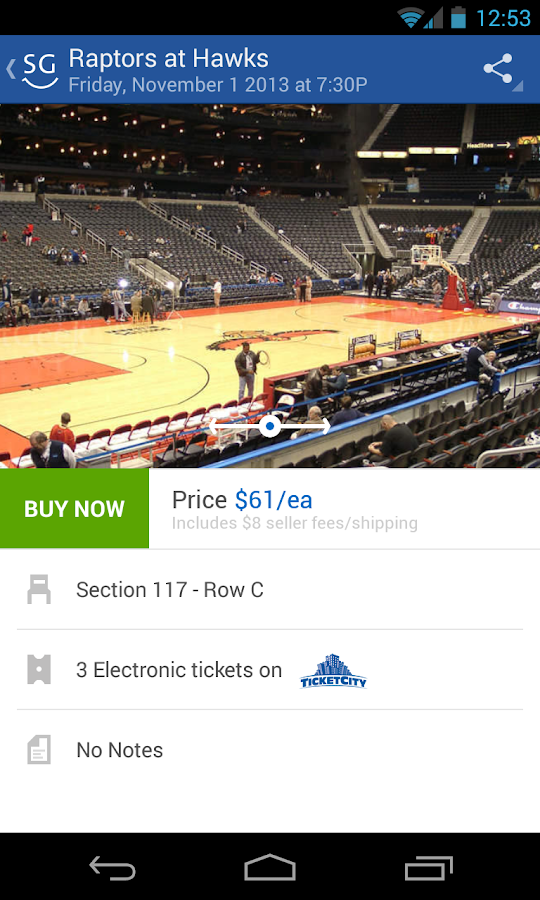 SeatGeek Event Tickets screenshot