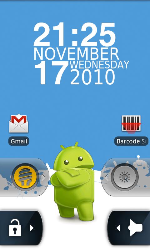 WidgetLocker Lockscreen Screen 3
