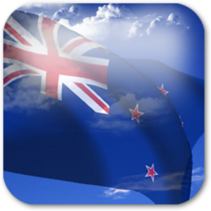 3D New Zealand Flag