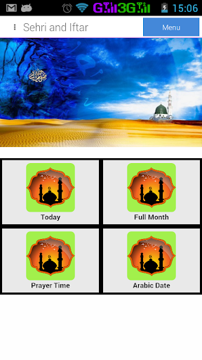 Sehri Iftar Timetable 2014