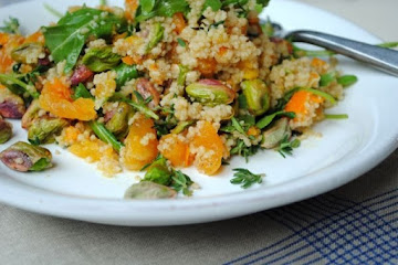 Pistachio, Apricot, &amp;amp; Arugula Couscous