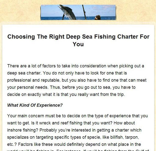 【免費書籍App】Deep Sea Fishing Guide-APP點子