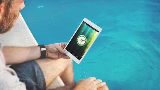 How to install Water Green HD Analog Clock 1.0 apk for bluestacks