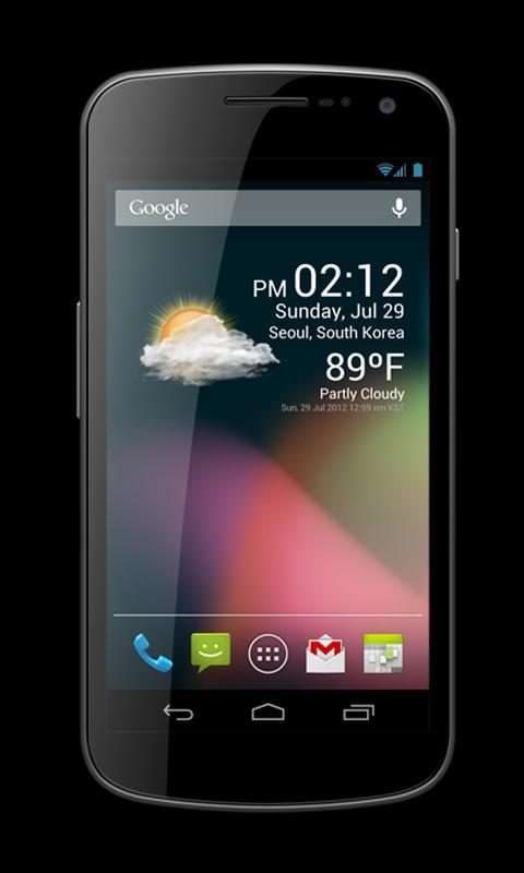 Android application Weather Clock Widget Premium screenshort